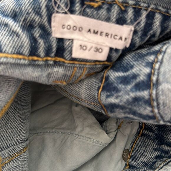 Good American Good ‘90s Overall Jumpsuit Size 10 - Picture 10 of 10